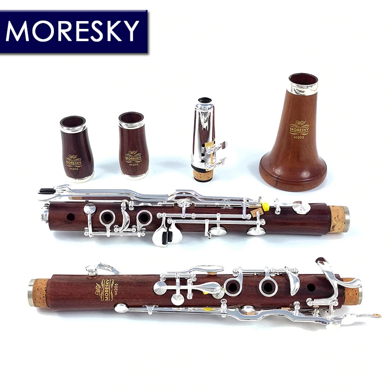 MORESKY Oehler System Clarinet Redwood G Tune Mopane Turkish Silver Plated Keys M205