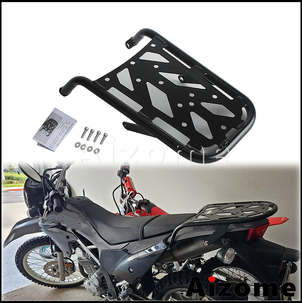 Rear Luggage Rack Carrier Motorbike Tail Case Bracket Extender Carrier  Replacement Parts For Kawasaki KLX 230 KLX230 2020-2023