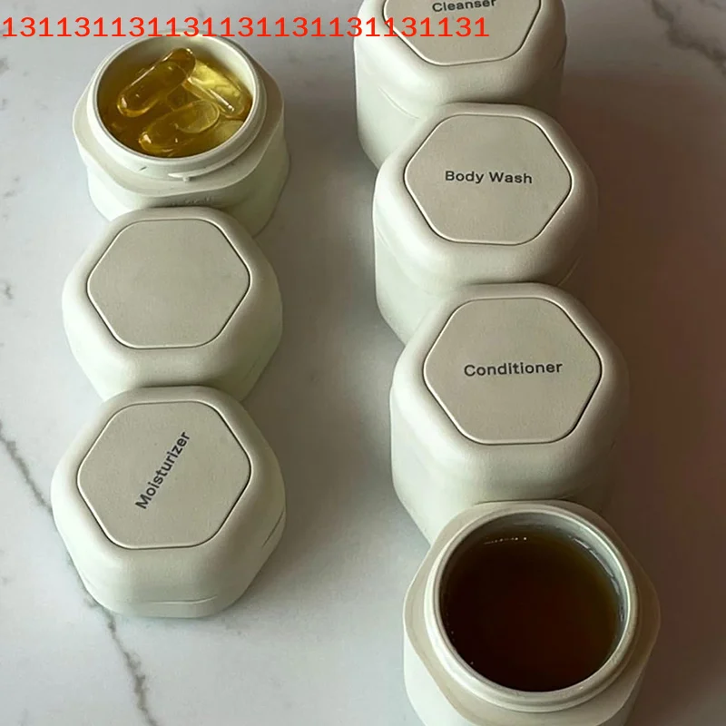 

Магнитный контейнер для хранения с крышками, косметический дозатор, штабелируемая бутылка, органайзер для солнцезащитного крема для лица, 2 шт., 3 шт.