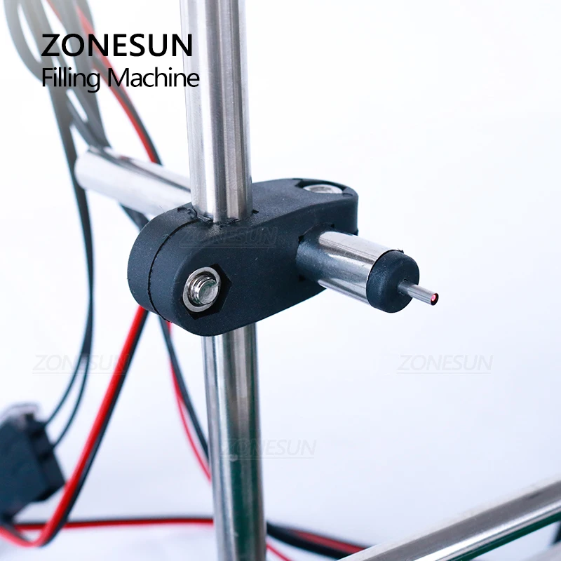 ZONESUN Automatic Liquid Filling Machine with Conveyor Magnetic Pump Bottle Filler for Water Juice  Drink Milk ZS-DTMP1S