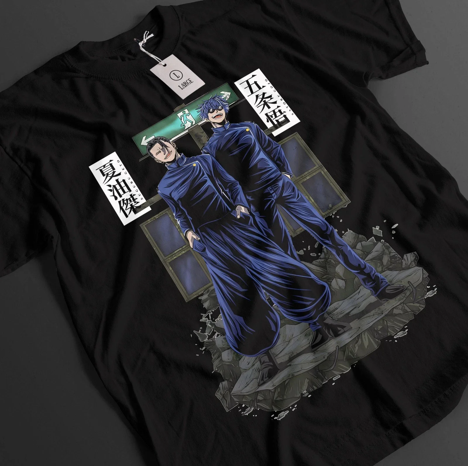 2026 Summer Jujutsu Kaisen Retro Cosplay T-shirt Men's Super Casual Cotton Printed Short-sleeved Unisex Children's Sports Shirt