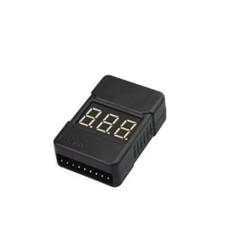 1 Uds. Pantalla de nivel de batería dos en uno 1-8S/sonido BB bajo voltaje/alarma/pantalla eléctrica/zumbador de doble función