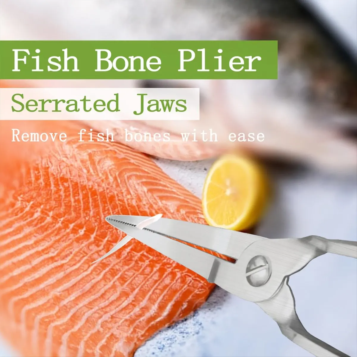 ETRT Fish Bone Pliers/Tweezers 304 Food Grade Stainless Steel Deboning Tool Kit for All Kinds of Fish
