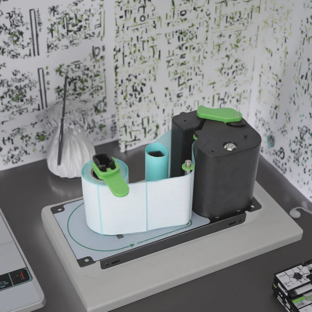 

ATV&UTVHS-QR33 Thermal Label Printer for 80mm Peelable Labels Label Printer Module