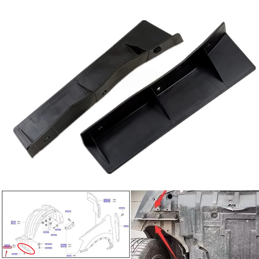 

Front Wheels Mudguards Fenders Splash Guards Inner Lining Lower Air Guide Plate Mud Flaps For Nissan Qashqai Dualis J11 2015-19