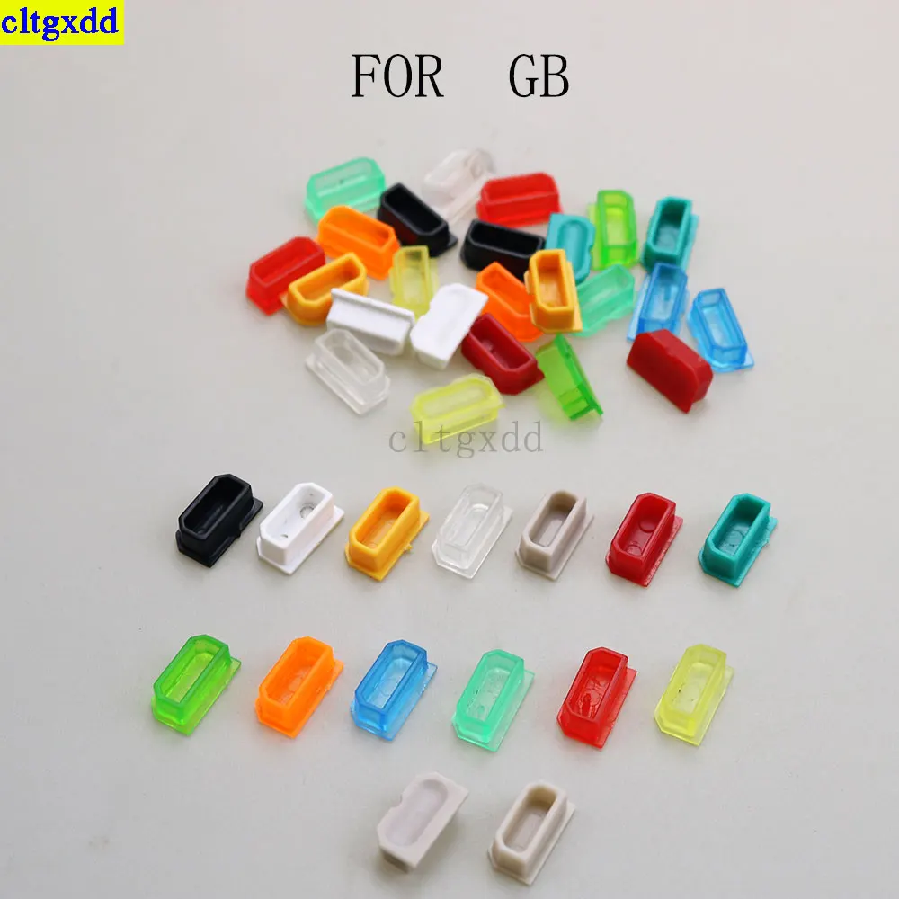 

cltgxdd 2piece is suitable FOR GB game console multi-color dust cover GB DMG 001 shell dust plug plastic button replacement