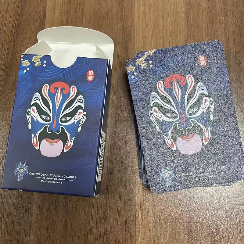 

Yernea Plastic Waterproof Poker Cards for Texas Hold'em Baccarat 2.48x3.46 Inch Scrub Deck of Cards for Board Games Club
