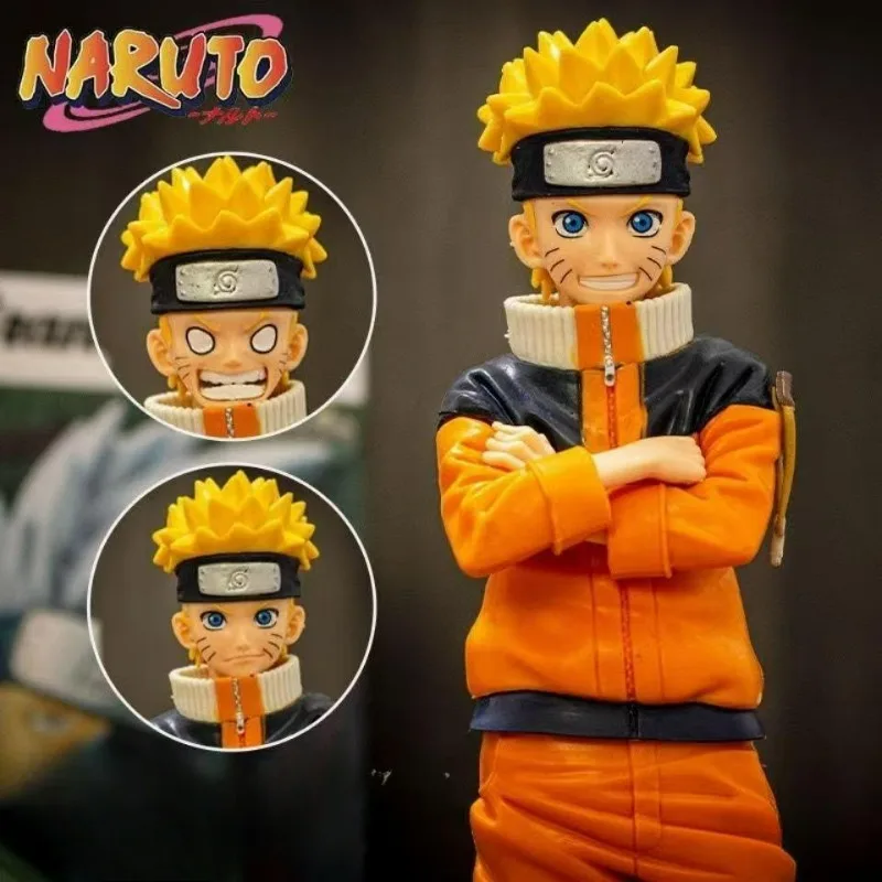 25cm Naruto action figures figuras de anime Uzumaki naruto statue toys model Collection desktop Ornament for boy Christmas Gitfs