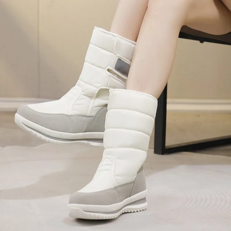 Winter Women's Boots Thickened Plush Warm Snow Boots Winter High-top Cotton Shoes Outdor Non-slip Platform Boots Botas Feminina