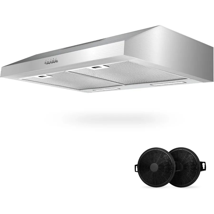 ترقية 600 CFM شفاط المطبخ 30 بوصة تحت خزانة شفاط المطبخ ل القناة/القناة للتحويل الفولاذ المقاوم للصدأ موقد المطبخ تنفيس ث #1