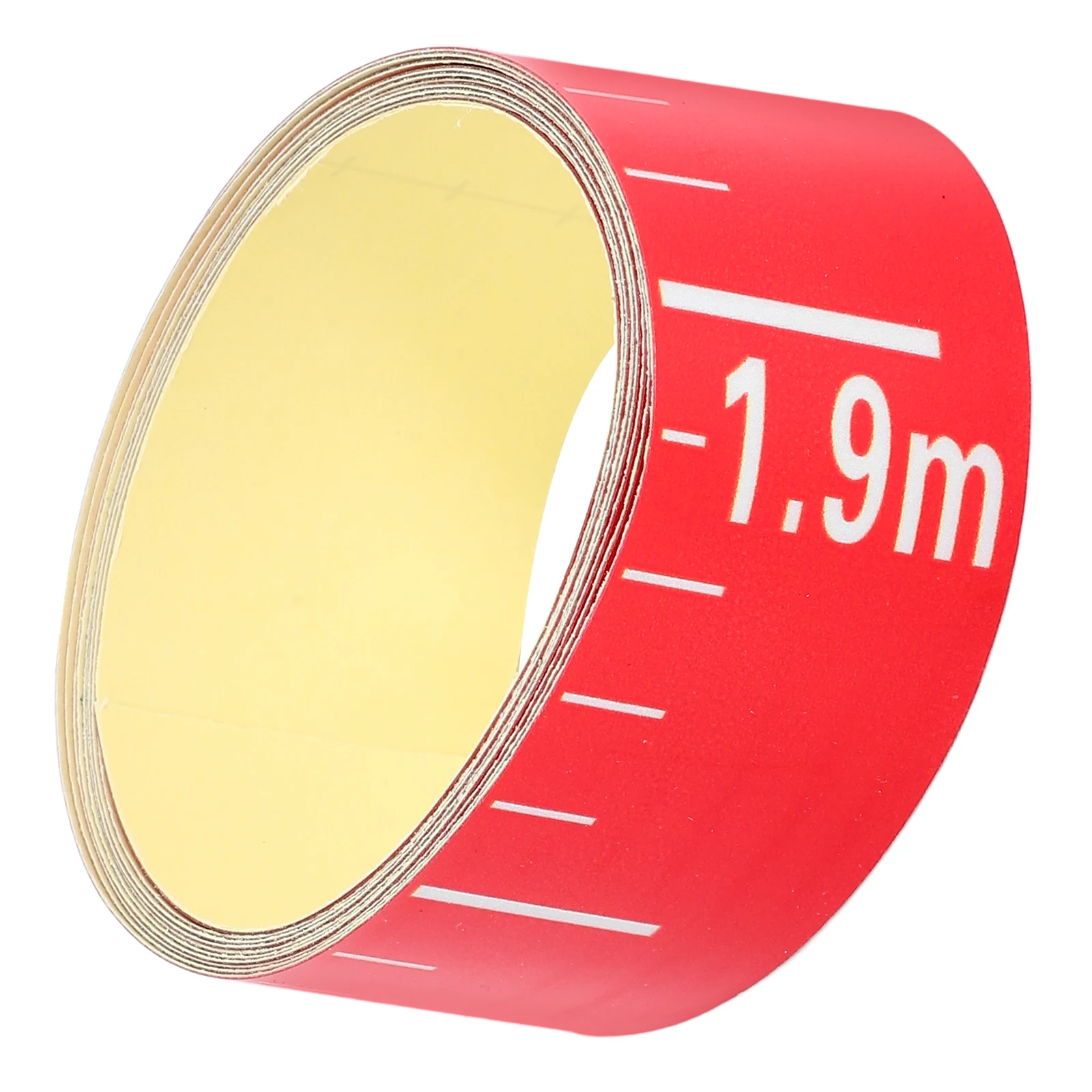 

Multifunctional Water Level Sticker Red Aluminum Ruler Height Gauge Invisible Waterproof Precise Measurement High Visibility