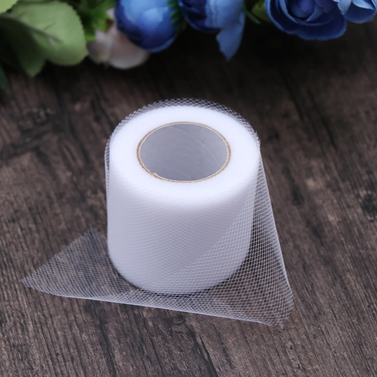 

2 pcs 25 Yard 2 Inch Tulle Rolls Polyester Mesh For Wedding Decoration Diy Craft Tutu Skirt Bouquet Wrapping Gauze Roll