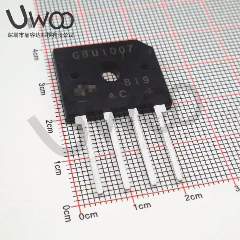 

10Pcs/Lot GBU1007 10A 1000V GBU-4 NEW Original In Stock