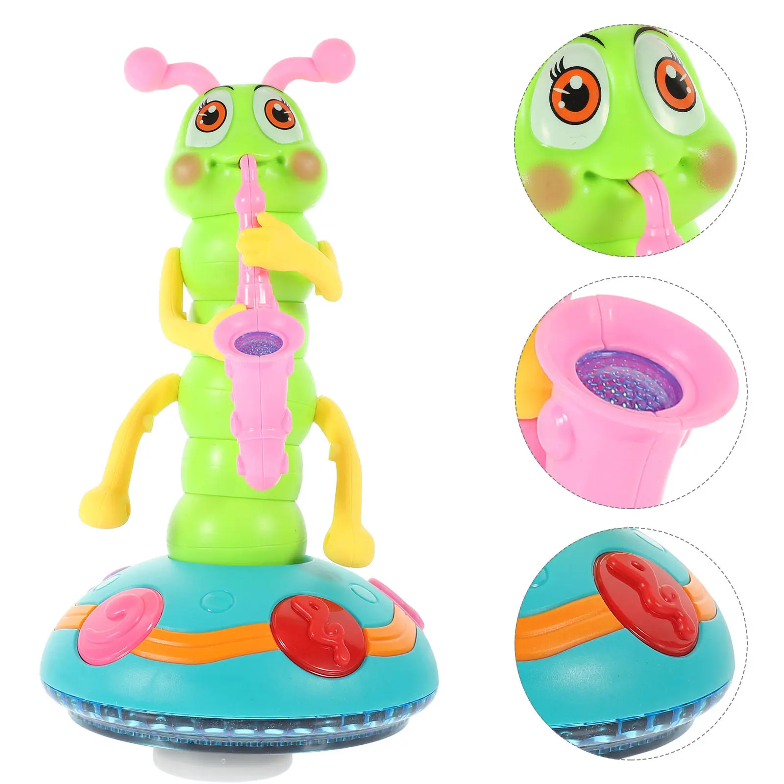 

Электрическая музыкальная гусеница: развивающая, безопасная, легкая, яркая, разноцветная, для развития и развлечения малышей, отличный подарок