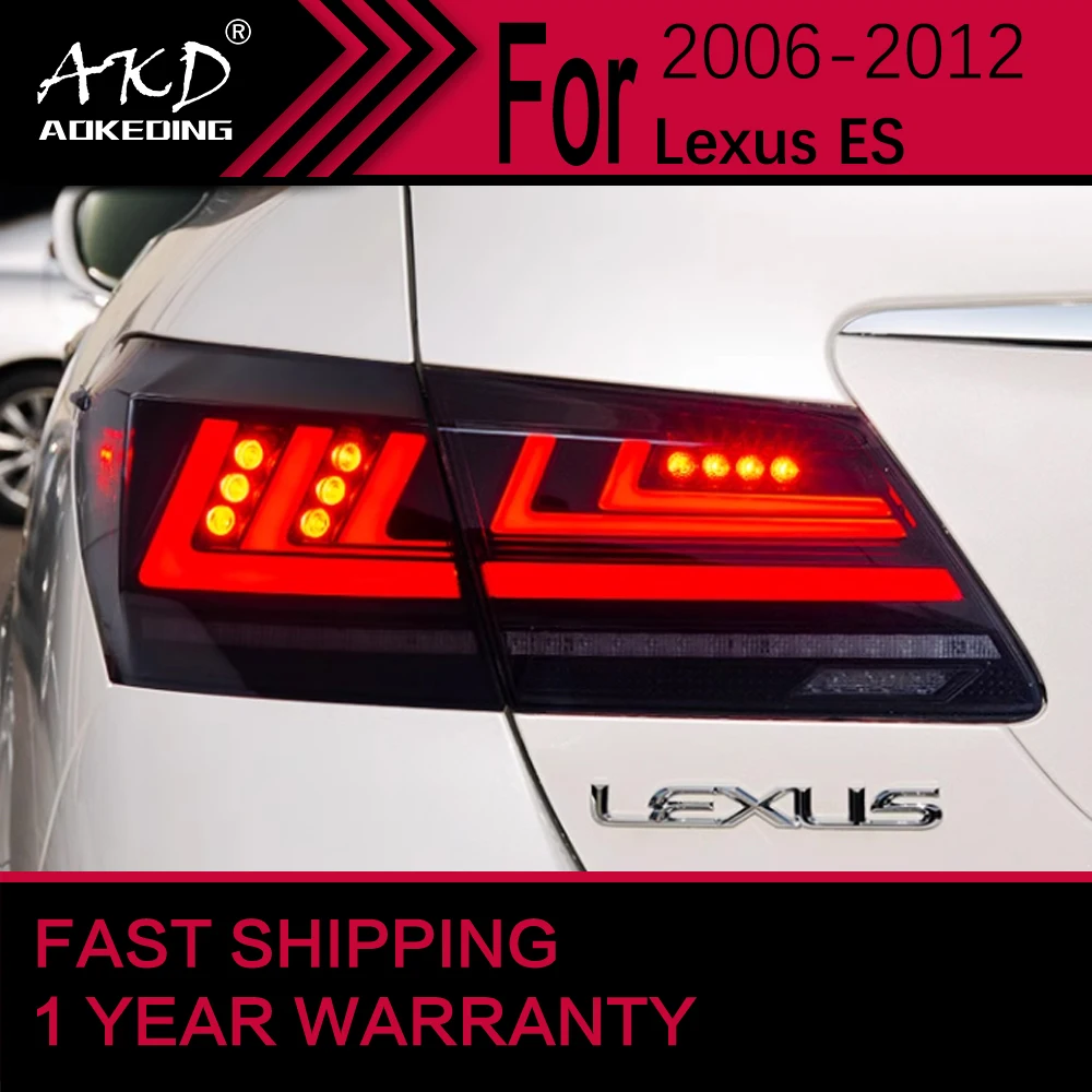 

Car Lights for Lexus ES300 LED Tail Light 2006-2012 ES200 ES240 Rear Stop Lamp Brake Signal DRL Reverse Automotive Accessories