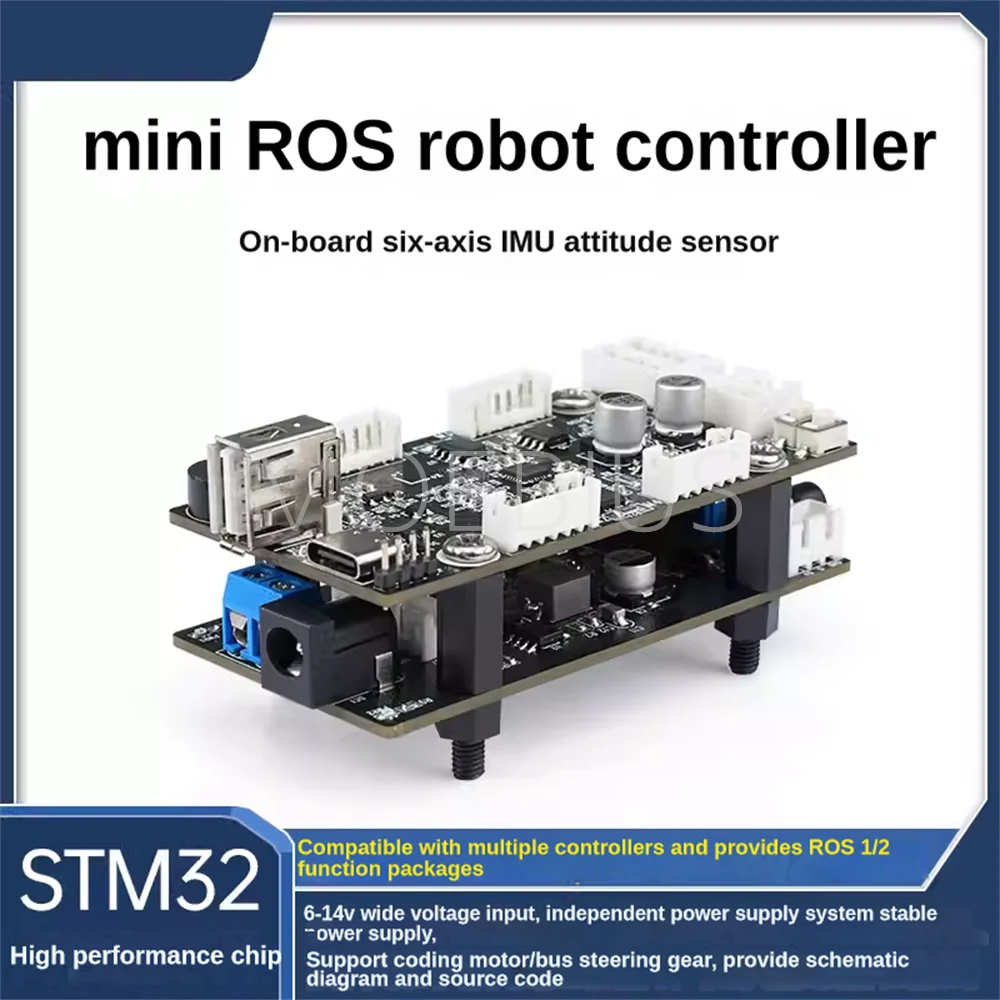Płyta sterowania ROS Stm32 Serwo 4WD Napęd silnikowy Mini karta rozszerzeń Inteligentna płyta sterowania robotem samochodowym