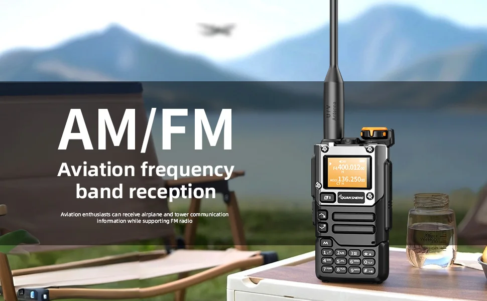 QUANSHENG UV-K5 RICETRASMETTITORE PORTATILE VHF UHF RX 50-600 MHZ