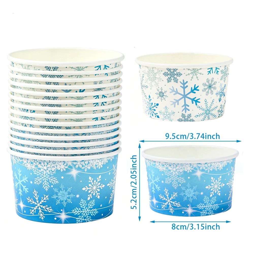 Snowflake Popcorn Boxes 3