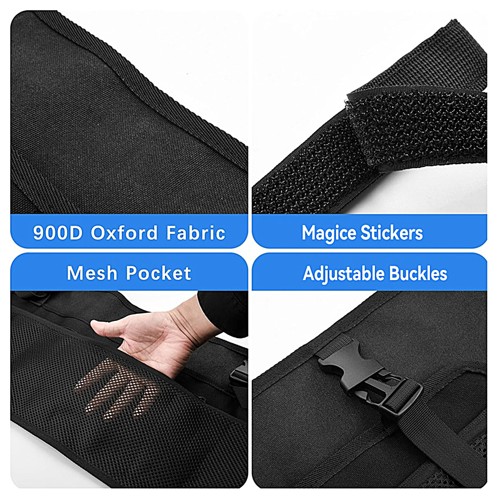 Oxford Stall Cart Side Organizer Camping Storage กระเป๋าเดินทาง Oxford ผ้า Garden Cart กระเป๋าด้านข้างสําหรับตั้งแคมป์กลางแจ้ง