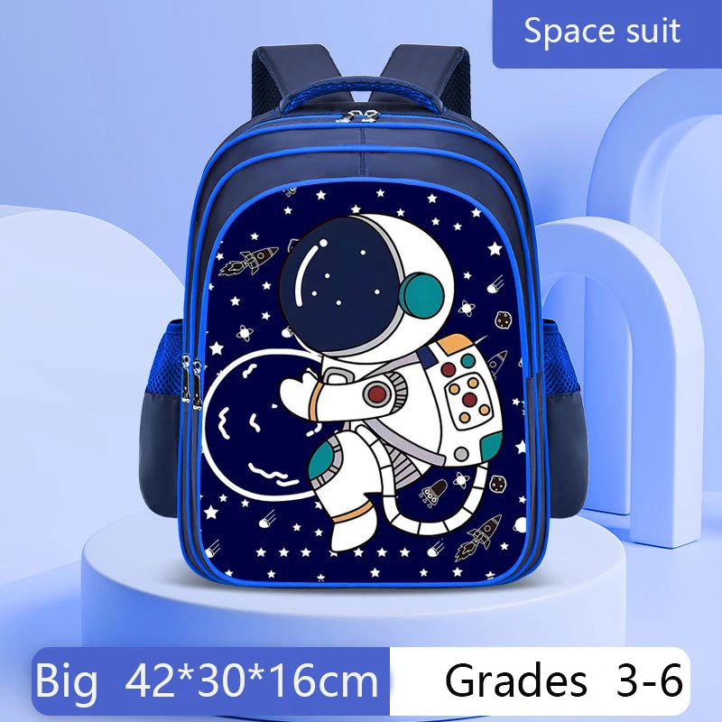 Kids Backpack for Boys Astronauts Schoolbag for Children Teen Boy Backpack Cosmonaut Elementary Middle School Bags Waterproof