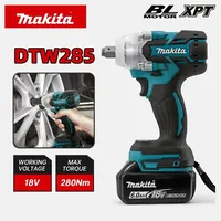 Makita DTW285 Tools Impact Wrench Machine Brushless Cordless Electric Wrench Power Tools Rechargeable for Makita 18V Battery