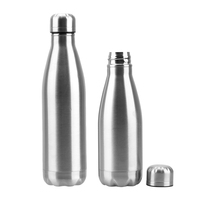 Single Wall Water Bottle 500ML 750ML 1000ML Water Cola Bottle Stainless Steel Insulated Vacuum Flask Coke Cup Portable Drinks