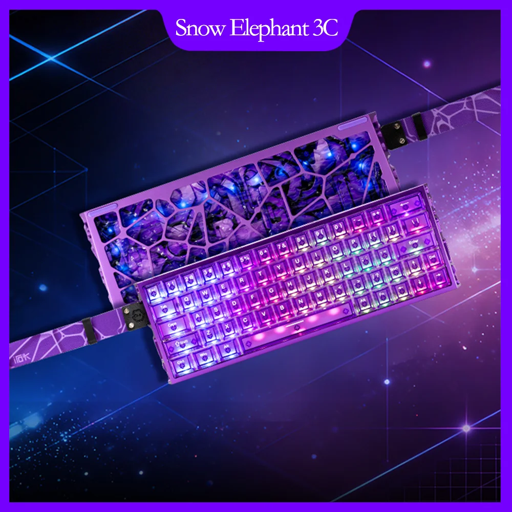 IROK MG63 Gaming Keyboard 8000HZ Full Aluminum CNC Hollow Magnetic Switch Dual MCU 0.001ms RT RGB Backlit E-Sports Perforated