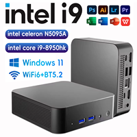 Windows 11 Pro Intel Core i9 8950HK Mini PC 16GB DDR4 1TB M.2 SSD  WIFI 6 BT5.2 4K HD Mini Gaming Pc【3 year warranty】