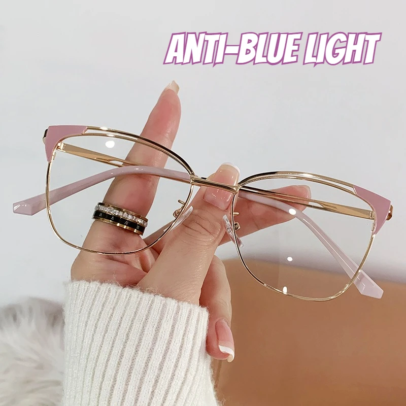 

New Fashion Ultra-light Anti-blue Light Glasses for Men and Women Retro Premium Sense Optical Glasses Fashion Flat Glasses