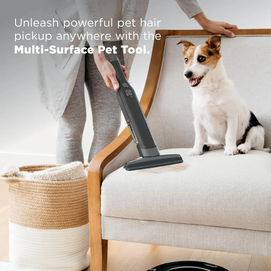 コードレスハンド掃除機、軽量で多用途、持ち運びに便利、1.4ポンド、ペットの毛にも強力な吸引力、充電ドック、ワンタッチゴミ捨て
