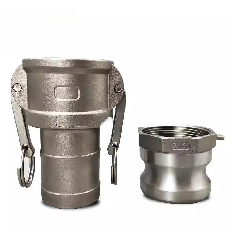 Stainless steel connection quick head, handle type pull buckle A type C type oil tank water pump