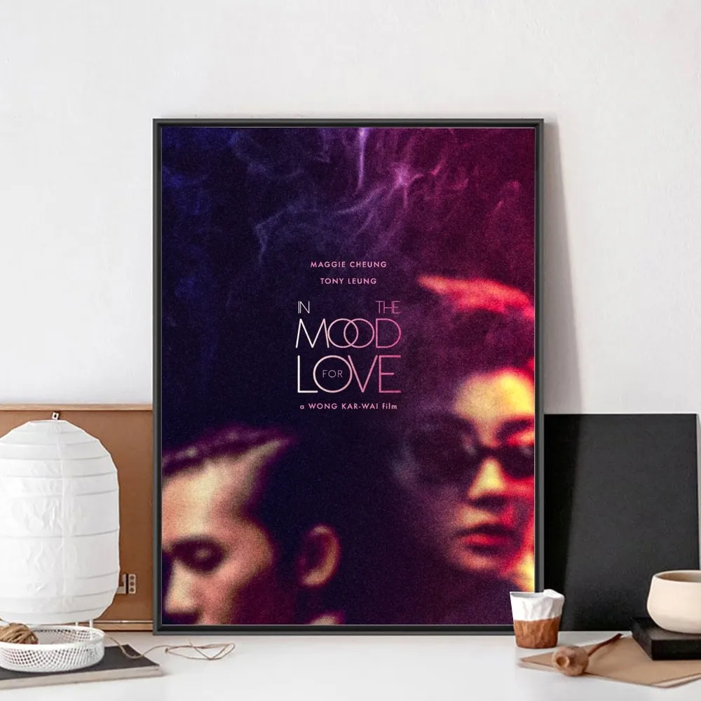 In the Mood for Love Movie Poster No Framed Poster Kraft Club Bar Paper Vintage Poster Wall Art Painting Bedroom Study Stickers