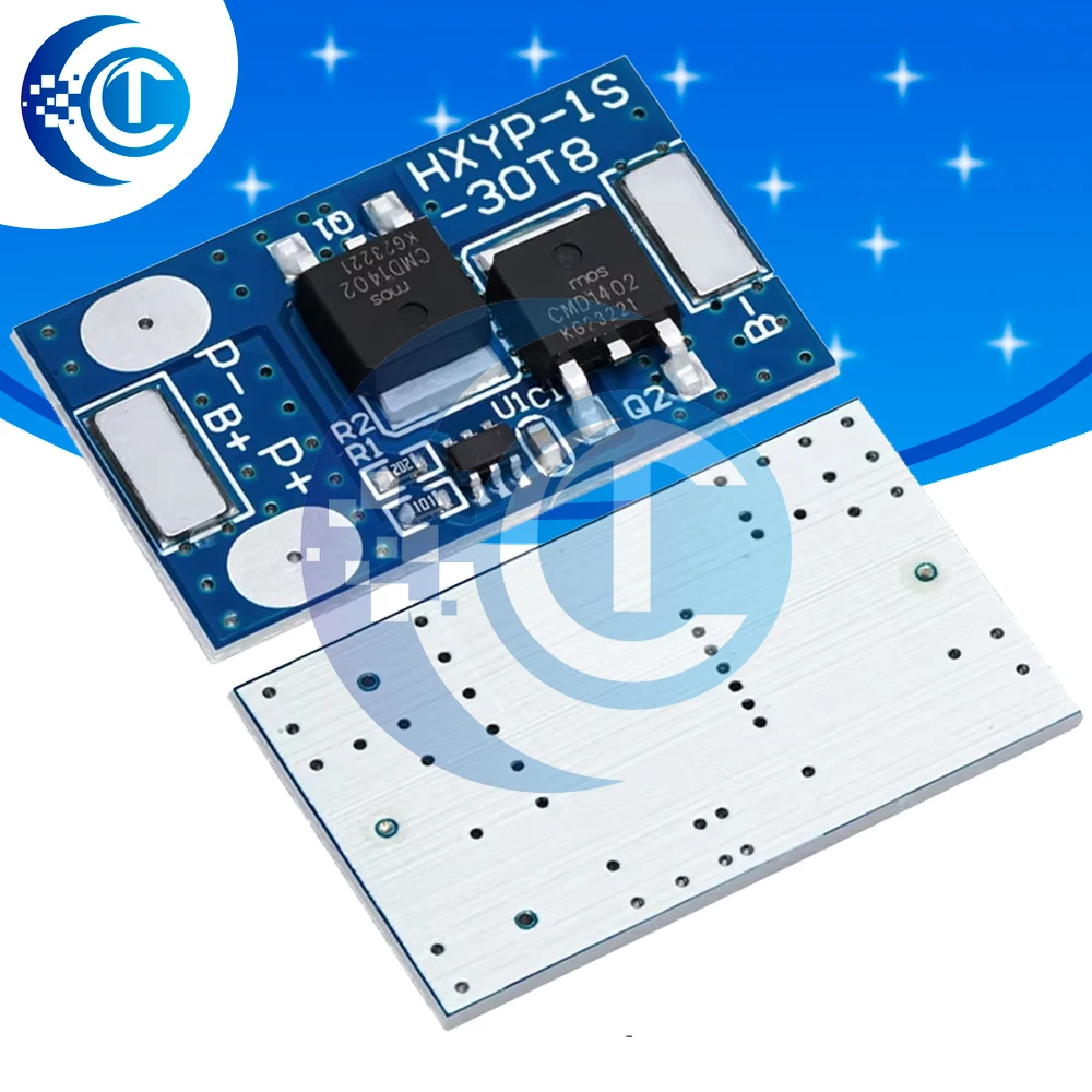 1S  LiFePO₄/Li-ion Battery Protection Board 3.2-3.65V/3.7-4.2V 7A,Overcurrent, Charge/Discharge Protection
