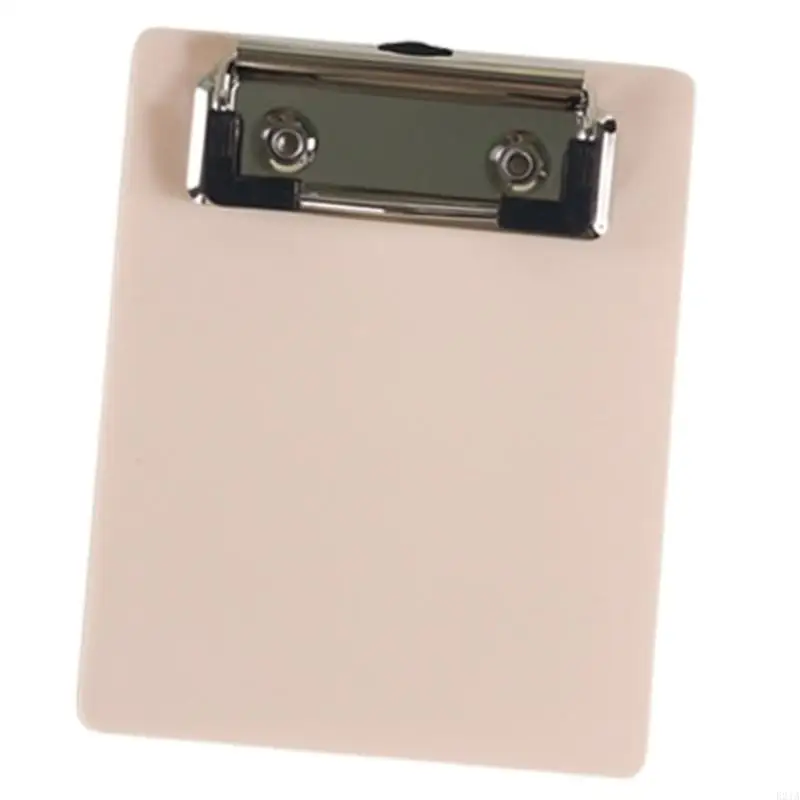 

Small Clipboard Metal Clip Writing Board with Hanging Hook for Office 12x9.8cm