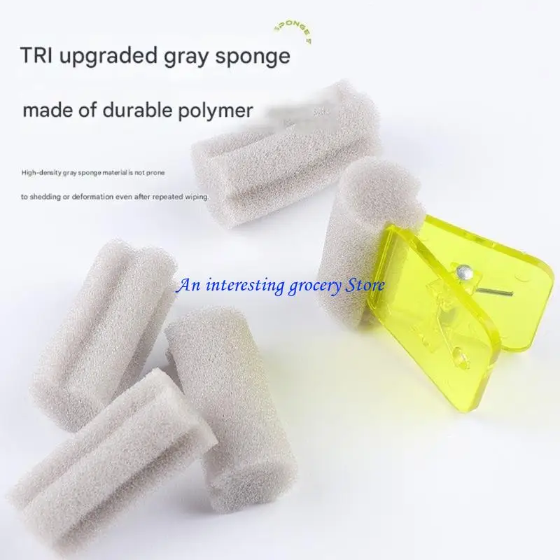 652D Table Tennis Glues Brush for Water Base Glues Sponge Wipe Cleaning Brush