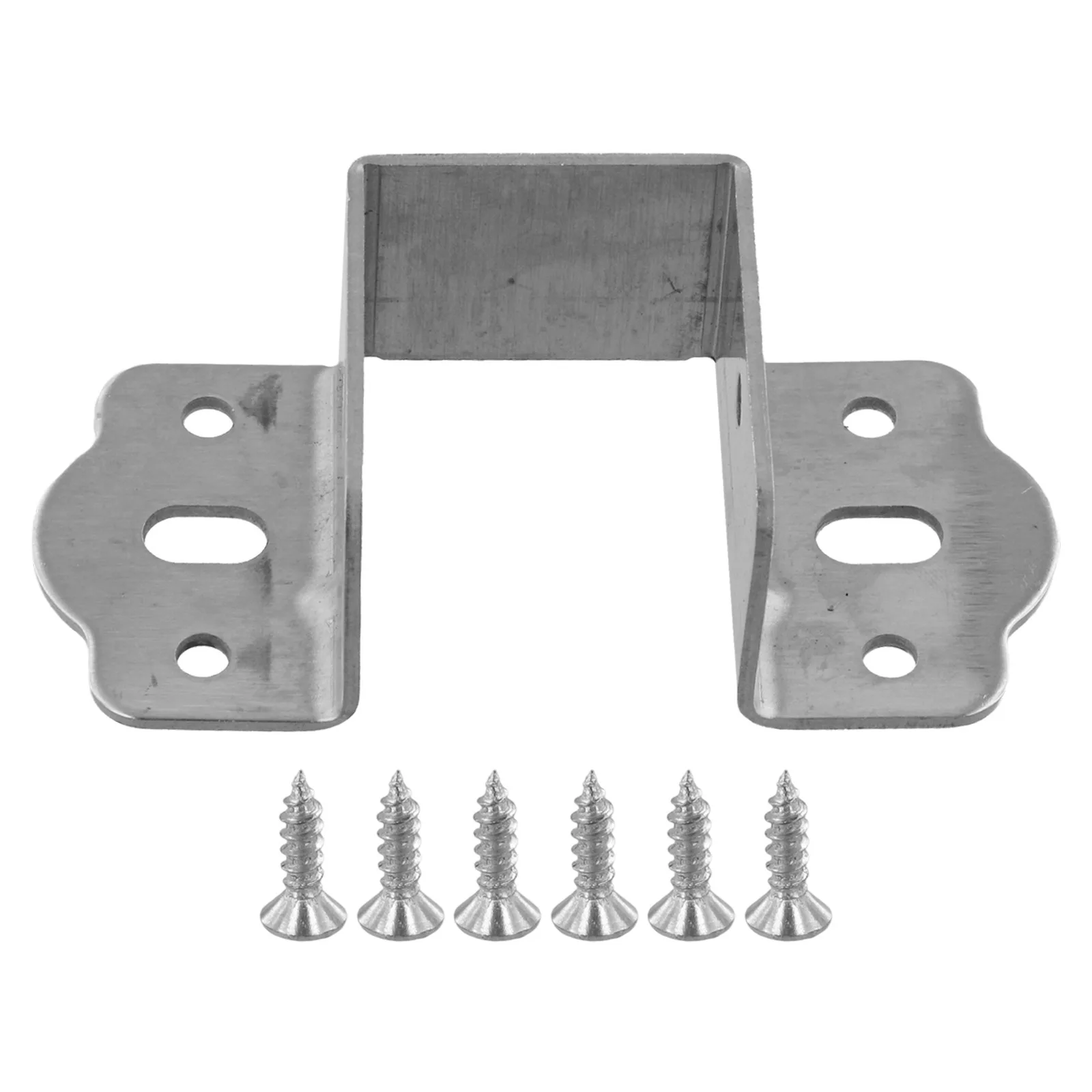 Commercial Grade U Shaped Bed Rail Brackets Heavy Duty Metal Support for Securing Wooden Structures and Enhanced Stability