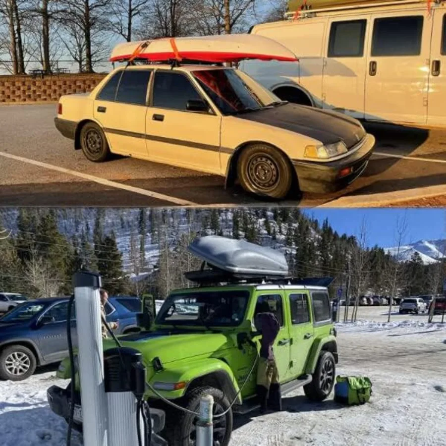 قضبان متقاطعة لرف السقف العالمي 2 قطعة