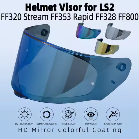 Casco for LS2 FF320 FF353 FF328 FF800 Helmet Visor Capacete De Moto Full Face Helmet Motorcycle Accessories Shield Lens
