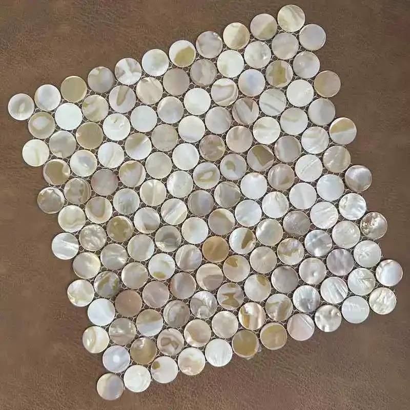 

Shell Mosaic Tile Natural White Mother of Pearl Wall Backsplash Bathroom Tiles fish scale sheet kitchen 97