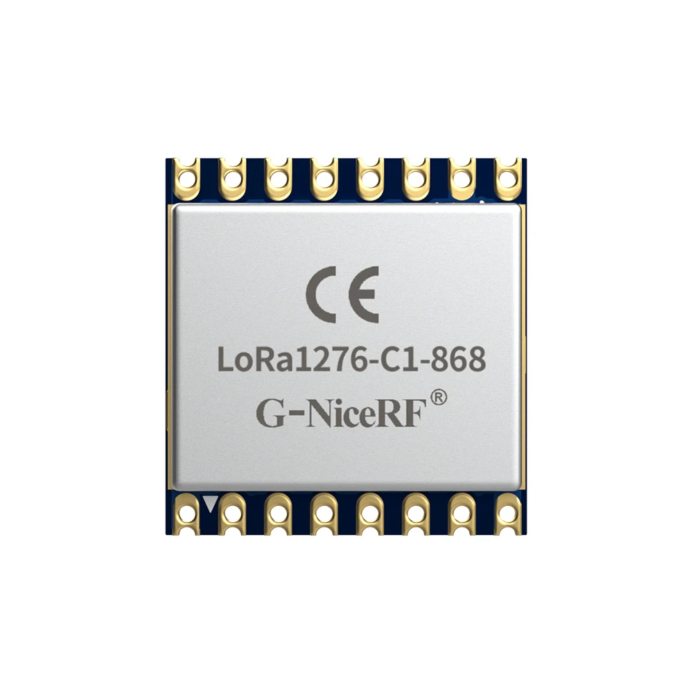 Lora1276-C1 CE-RED 인증 칩, 장거리 4 ~ 5km RF 무선 LoRa 모듈, 868MHz, 20dBm, sx1276, 10 개/로트