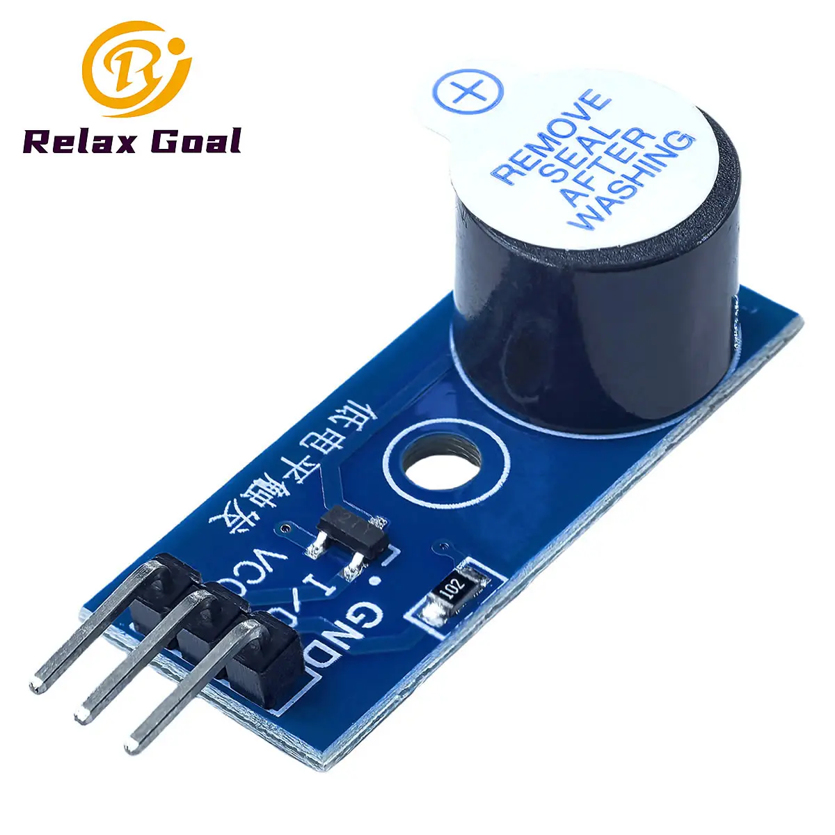 Módulo de campainha ativa/passiva de alta qualidade, 3-5 peças DC3.3-5V para arduino kit de carro inteligente placa de controle de gatilho de baixo nível sensor de som