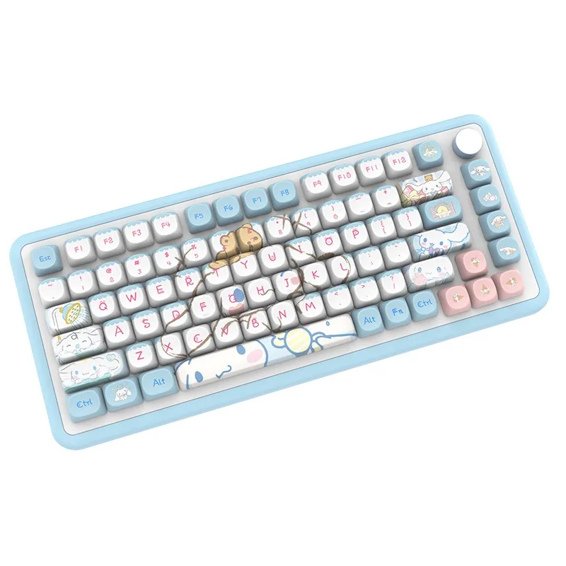 كارتون كورومي Keycap 112Keys120Keys Mca ارتفاع مادة Pbt مناسبة للوحات المفاتيح الميكانيكية مثل 68/75/84/98 شخصية لطيفة
