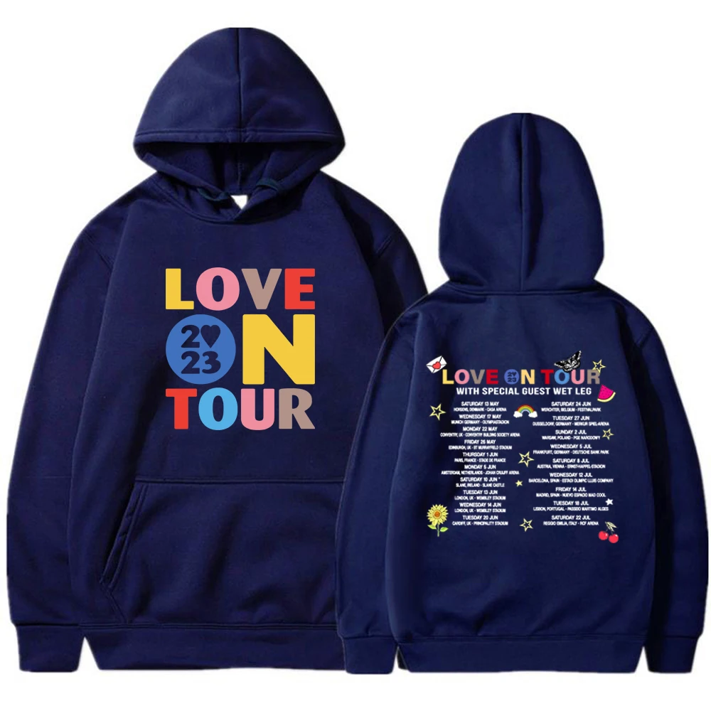 Love on Tour 2023 Hoodie HS Concert Hooded Sweatshirt Music Lover Aesthetic Pullovers Unisex Graphic Hoodies Love on Tour Merch