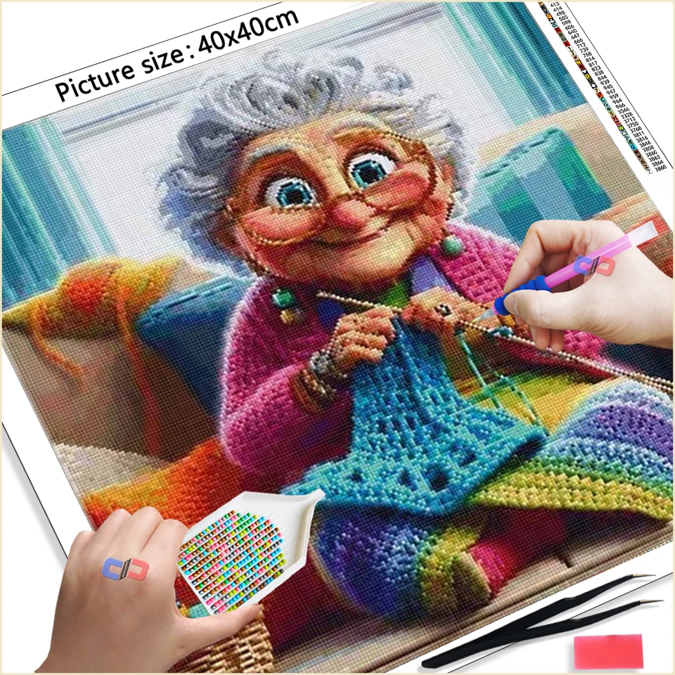 DIY Diamond Painting Woman Old - огляд і ціна Women Bags Pictures