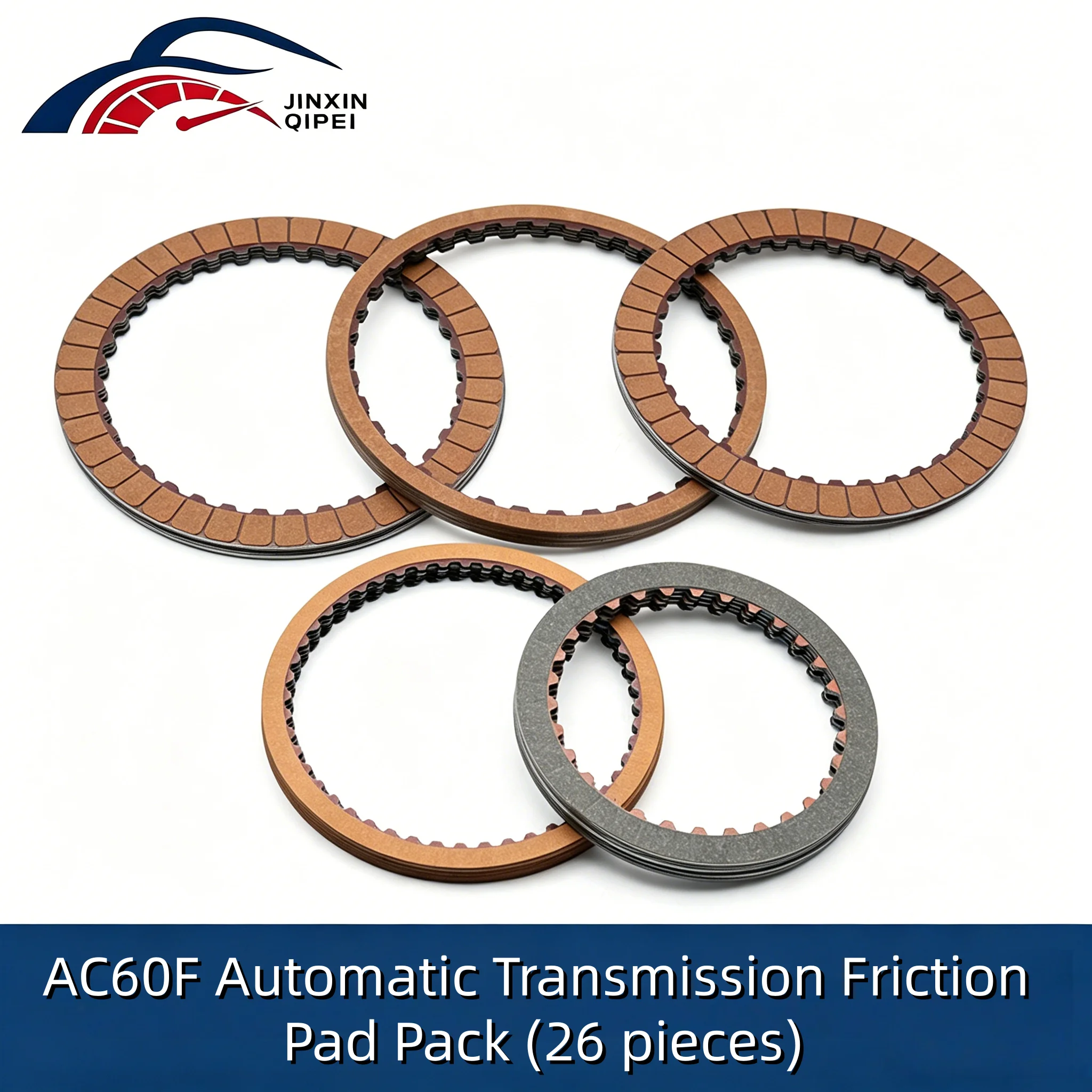 AC60F automatic transmission friction plate pack (26 pieces) for Toyota Land Cruiser，Exact Original Size Direct Installation
