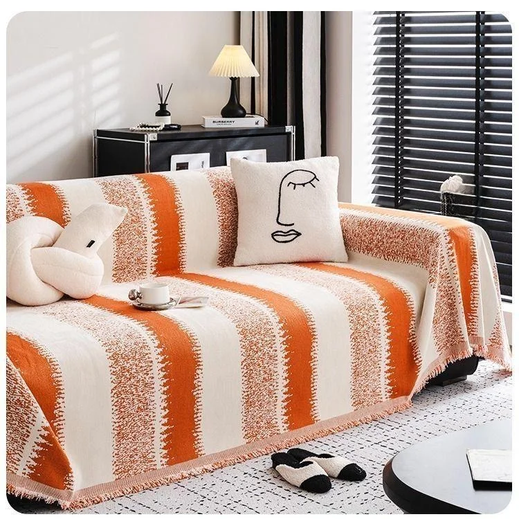 New Ins Style Thickened Universal Sofa Cover Full Packaged Fashionable All-Inclusive Sofa Pad for All Seasons Home Fabric