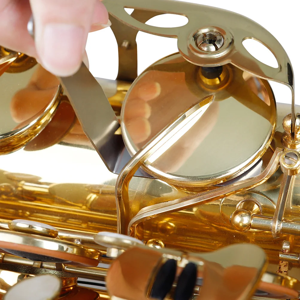 1 conjunto de ferramentas de reparo de saxofone profissional alto sax peças de reparo kit manutenção para instrumentos de vento gancho de mola