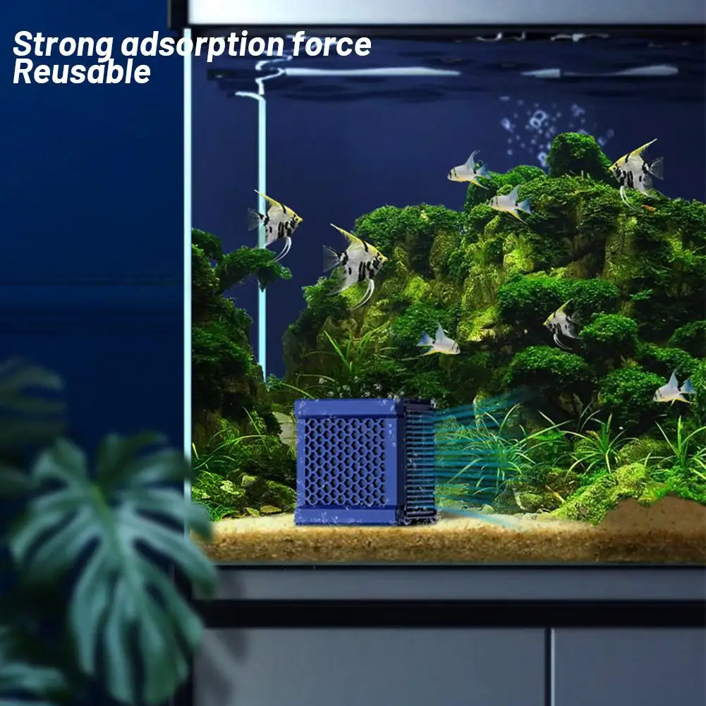 NEW High-end Magic Box Aquarium Water Purifier Cube Honeycomb Cube Tank Horse Structure Water Pond Trough Fish Filter Purif S6D1