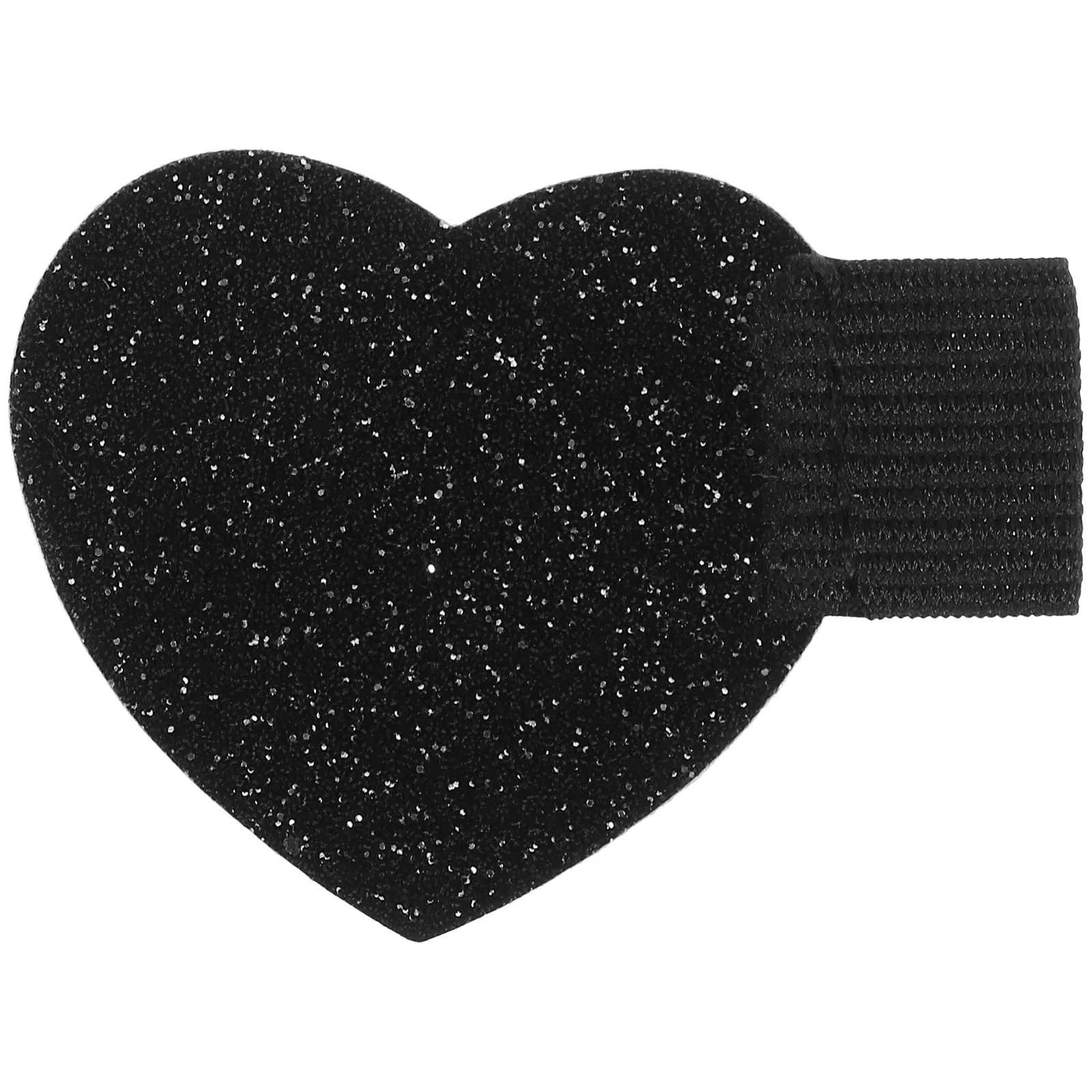 

Heart Shaped Pen Holder PU Self Adhesive Compact Pen Loop for Office Nurse Daily Use Sturdy Wear Resistant Pencil Holder
