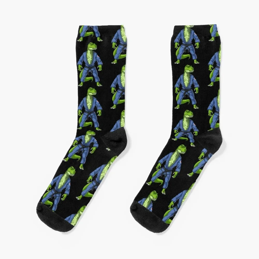 Jiu-Jitsu T-Rex Dinosaur Socks basketball Novelties New year's gym Girl'S Socks Men's